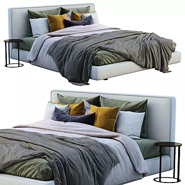 Bebitalia Richard: Luxury Bed 3D model image 1 