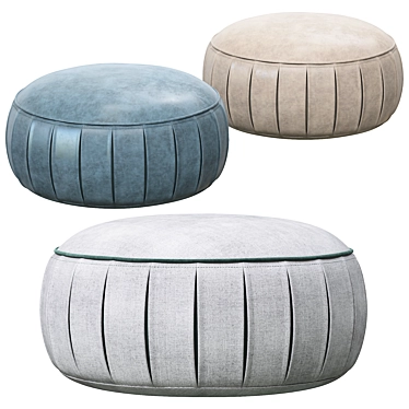 Leolux LX649 Pouf: Modern Design 3D model image 1 