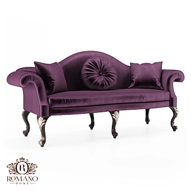 Handcrafted Sofa Josephine 3D model image 1 