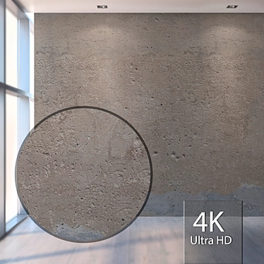 Title: Seamless Concrete Texture Kit 3D model image 1 