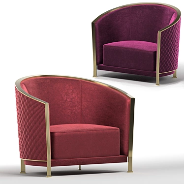 Elegant Armchair: Rugiano Vetrina 3D model image 1 