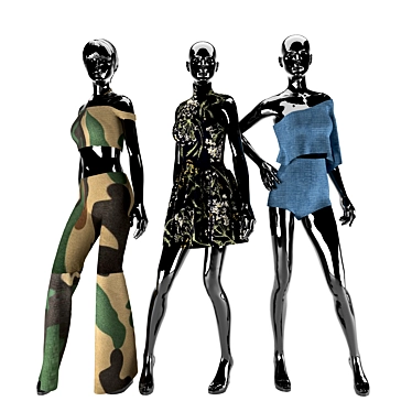 Showcase-ready 3D Dress Models 3D model image 1 