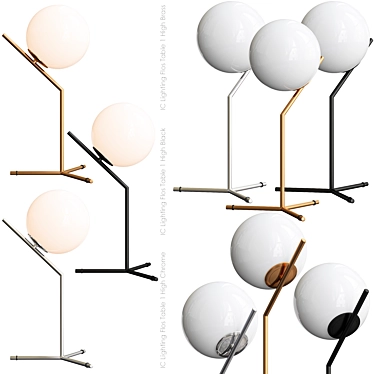 IC Lighting Table 1 High: Sleek Design for Elegant Spaces 3D model image 1 