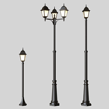 Modern Bremen Lamp Collection 3D model image 1 