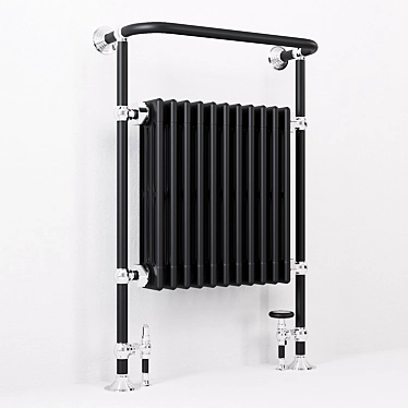 Christian Browne Matt Black Radiator 3D model image 1 