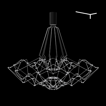 Elegant Glow Pendant: Bezhko Lighting 3D model image 1 