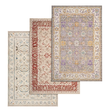 Versatile High-Quality Carpet Set 3D model image 1 