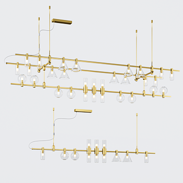 Skandi Magnet System: Magnetic Lighting Set 3D model image 1 