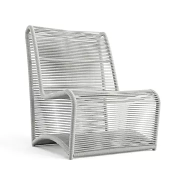 Sunset West Miami Club Chair: Sleek and Comfortable 3D model image 1 