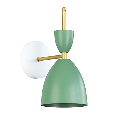 Emerald Green Wall Lamp 3D model image 1 