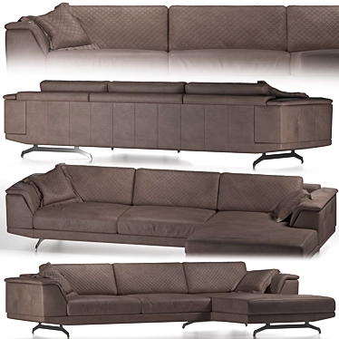 Title: Prestige Designs Sofa: Unparalleled Beauty 3D model image 1 