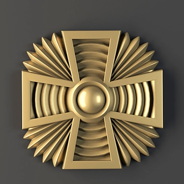 Precision CNC-ready Circla ornament 3D model image 1 