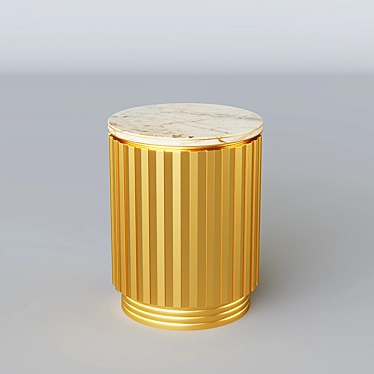 Elegant 3D Rendered Side Table 3D model image 1 