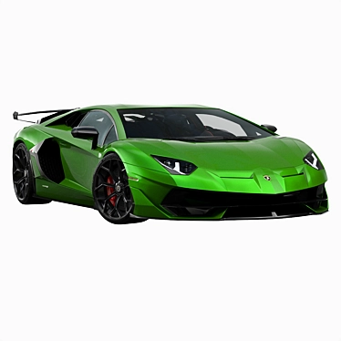 High-Quality Lamborghini Aventador SVJ 3D Model 3D model image 1 