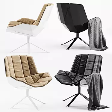 Ergonomic Muller Martini Chair 3D model image 1 