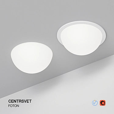 Foton Bubble Light: Elegant Design & Seamless Installation 3D model image 1 