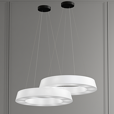 Circular Pol J Pendant Light 3D model image 1 