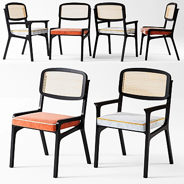 Karl Chair: Stylish & Versatile Seating 3D model image 1 