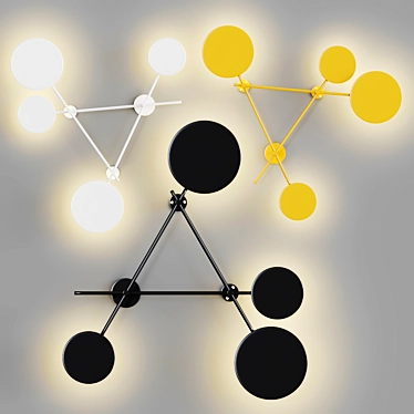 Modern Metal Lampatron DOTS 2 3D model image 1 