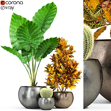 Lush Botanical Bounty: Fleurami ROYAL 3D model image 1 