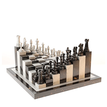 Immersive 3D Chess Experience 3D model image 1 