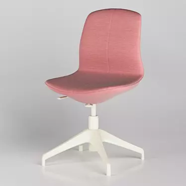 Sleek Swivel Chair: LÅNGFJÄLL Conference 3D model image 1 