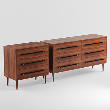 West Elm Benson 6-Drawer Dresser, Walnut

Modern 6-Drawer Walnut Dresser
Elegant Walnut Dresser with 3D model image 1 