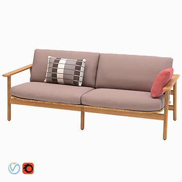 Kettal Riva 3 Seater Sofa
