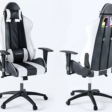 ErgoGlow RGB Gaming Chair 3D model image 1 