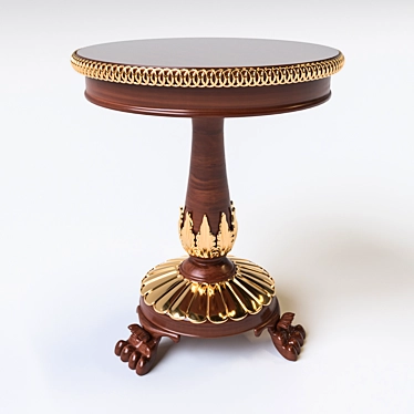 Classic Corona Center Table 3D model image 1 