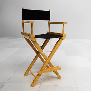 Ultimate Director Chair: Sleek Design 3D model image 1 