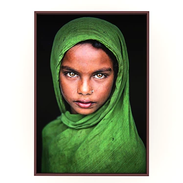 Indian Beauty Portrait | 55*77cm 3D model image 1 