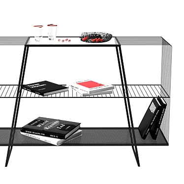 Modern Mesh Shelf - Kare Design 3D model image 1 