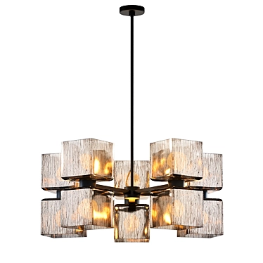 Elegant Ava Chandelier: Stunning Illumination 3D model image 1 