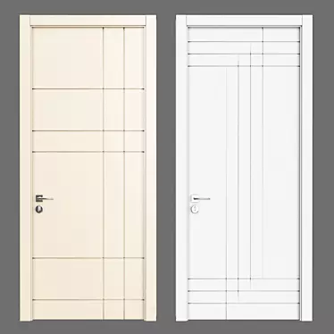 Stylish Entryway Solution: Door 09 3D model image 1 