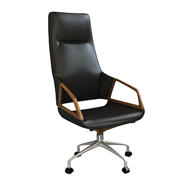 Ergonomic Swivel Office Chair 3D model image 1 