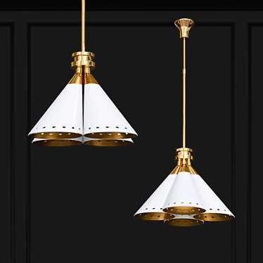 Modern Heritage Ceiling Light 3D model image 1 