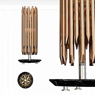 Table lamp  Modern heritage elegance 3D model image 1 