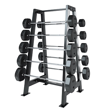 Hammer Strength Barbell Storage 3D model image 1 