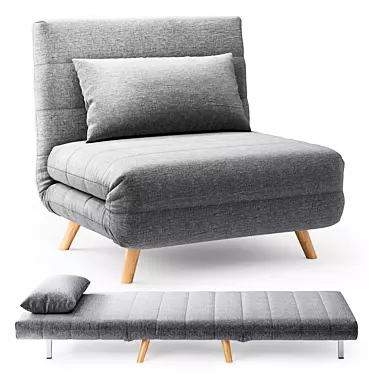 Convertible Chair Bed Flex 3D model image 1 