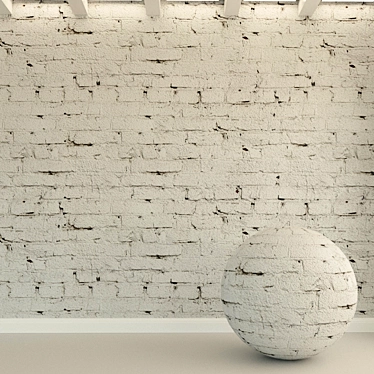 Authentic Brick Wall Texture 3D model image 1 