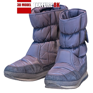 Title: Ultimate Men's 3D Boots 3D model image 1 