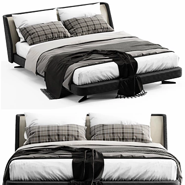 Modern Minotti Spencer Bed 3D model image 1 