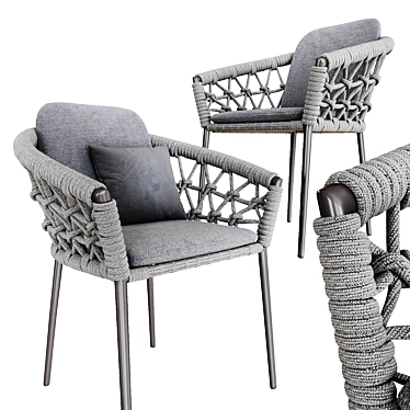Artie Garden Rope Chair 3D model image 1 