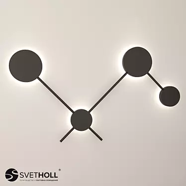 Sleek B32 Wall Sconce 3D model image 1 