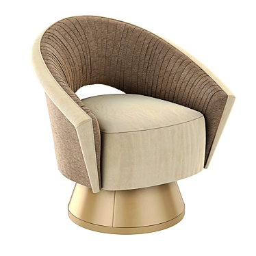 Revolutionary CARACOLE Chair with COM-PLEAT Turnaround 3D model image 1 