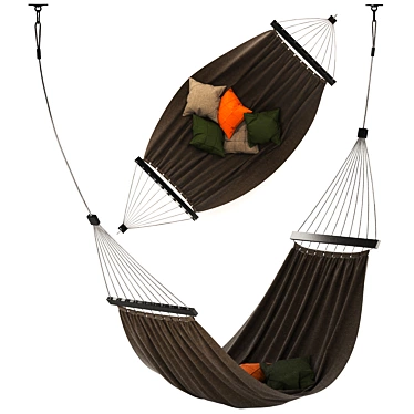 Relaxation Swing Bed 3D model image 1 