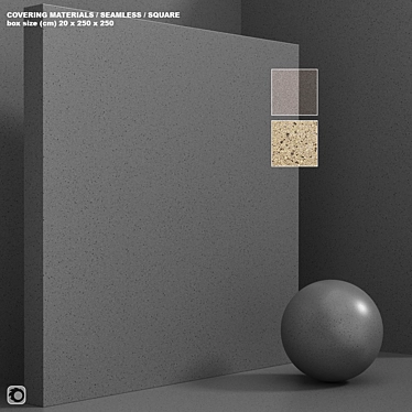 Seamless Stone Composite Quartzite Set 3D model image 1 