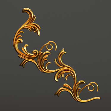 High-quality CNC Cutting Central Element 3D model image 1 