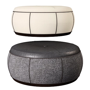 Underwood Ottoman: Stylish & Functional 3D model image 1 